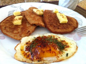 High Protein Pumpkin Pancakes