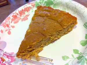 Crustless Pumpkin Pie