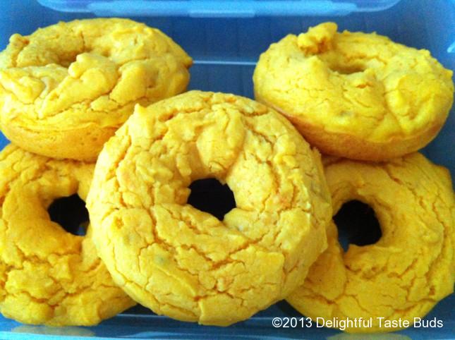gluten free rice kabocha donuts - recipe courtesy of Debby K