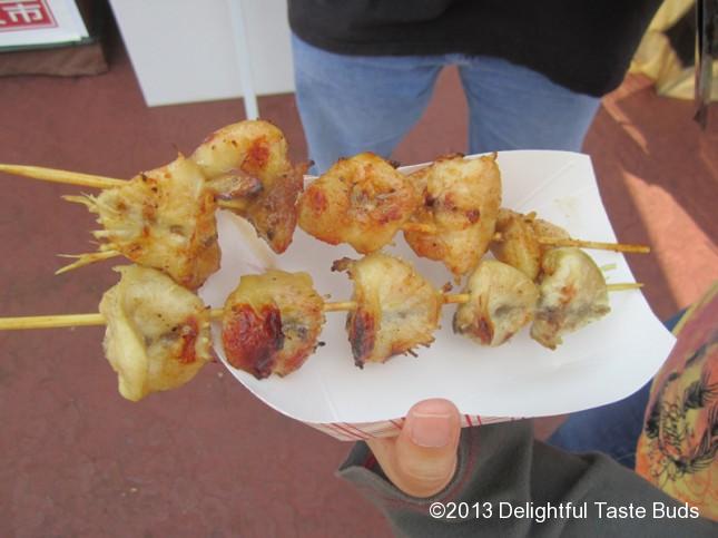 grilled chicken butts on a skewer anyone? :)