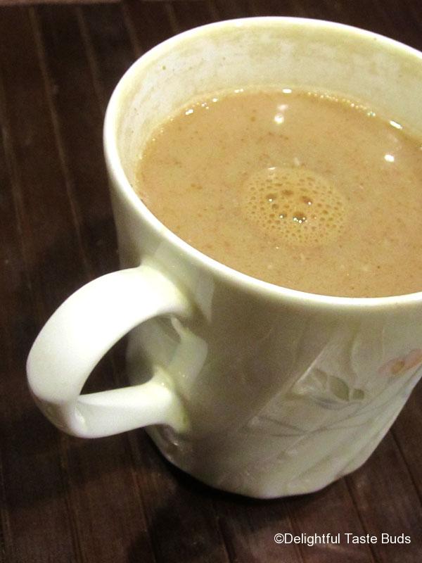 dairy free, sugar free hot chocolate..hmm...