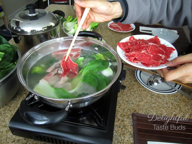 Christmas Date at home Hot Pot aka Shabu Shabu with Hubby