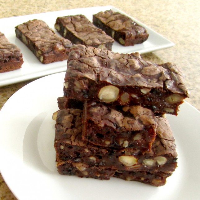 In a glance, these look just like regular brownies :)